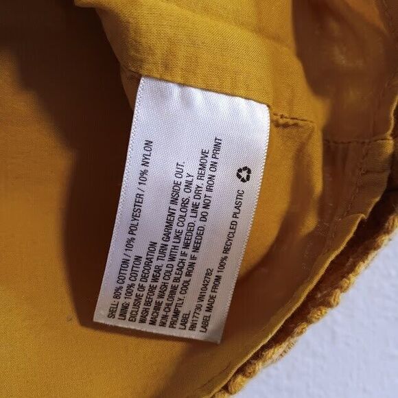 Oshkosh B’Gosh Kid Girls 4T Crocheted Tank Orange Gold Sleeveless - Picture 4 of 7